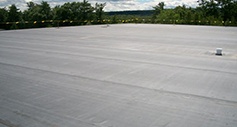 gray EPDM flat roof